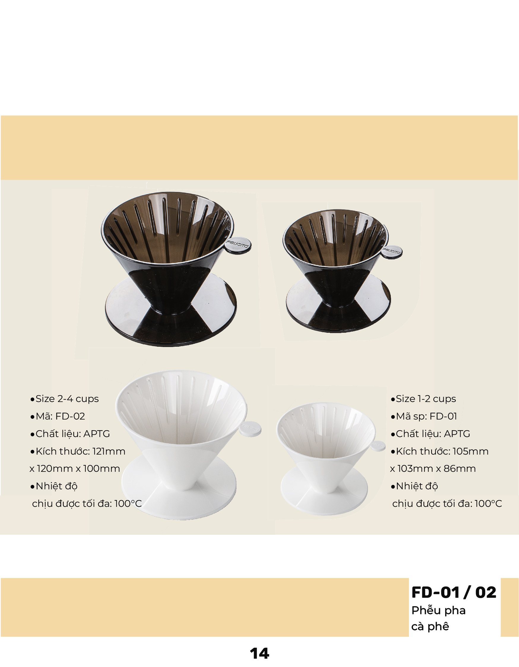 Catalog Felicita — cân điện tử pha chế