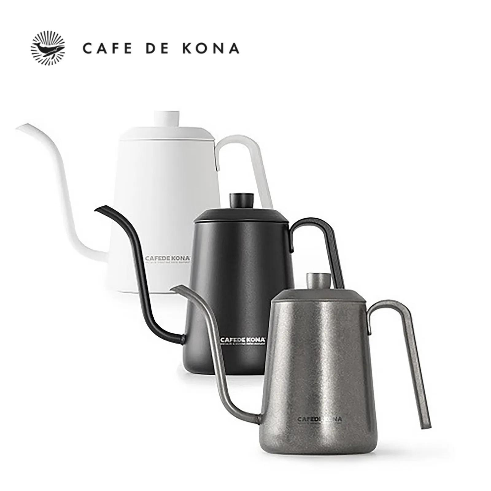 Ấm rót pour over cà phê cổ ngỗng 600ml Cafede Kona, ấm rót nước cổ ngỗng - ảnh 1