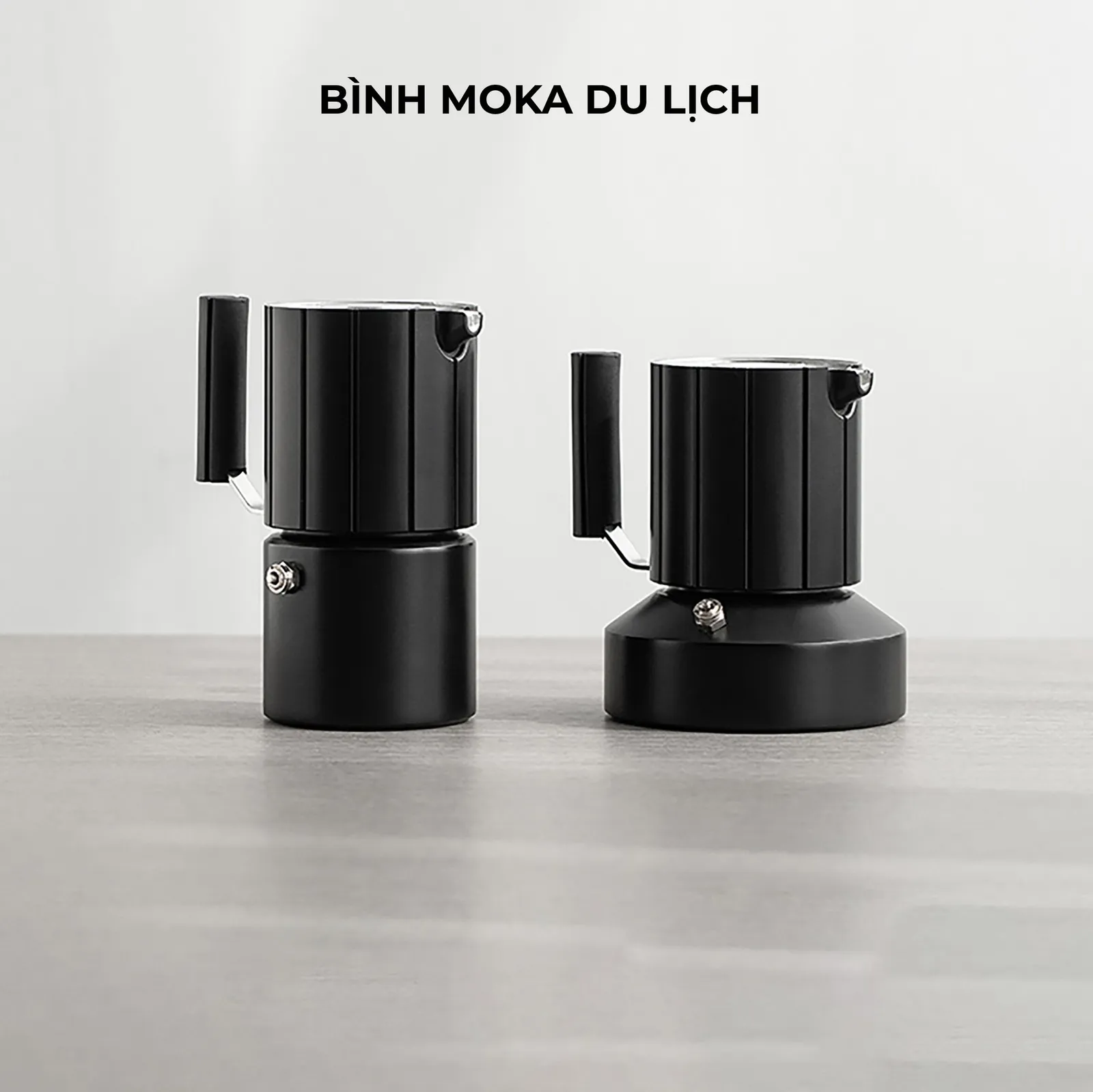 Bình pha cà phê Traveller Moka Pot nhôm CAFE DE KONA - ảnh 13