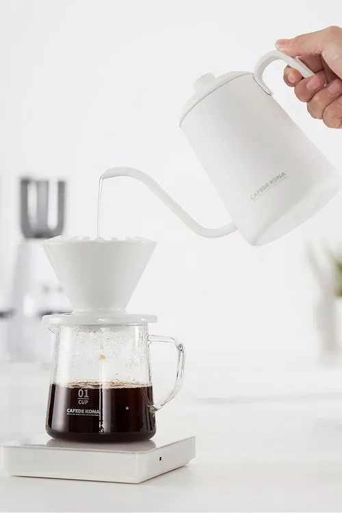 Ấm rót pour over cà phê cổ ngỗng 600ml Cafede Kona, ấm rót nước cổ ngỗng - ảnh 14