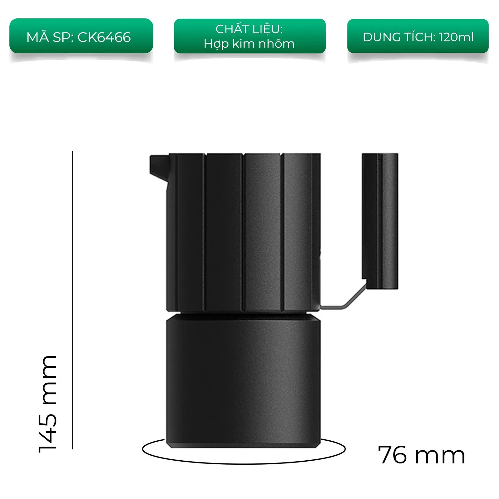 Bình pha cà phê Traveller Moka Pot nhôm CAFE DE KONA - ảnh 14