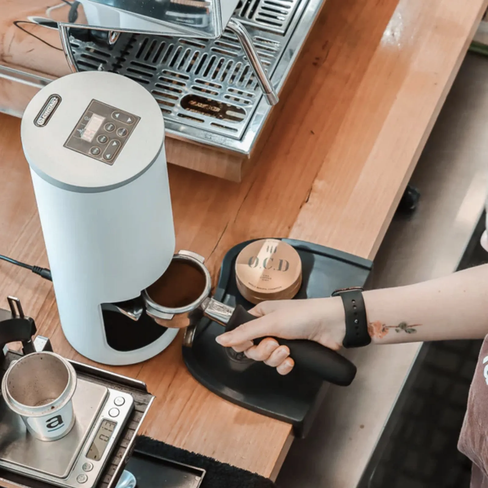 Máy nén cà phê tự động PT2 Automatic Coffee Tamper - ảnh 21