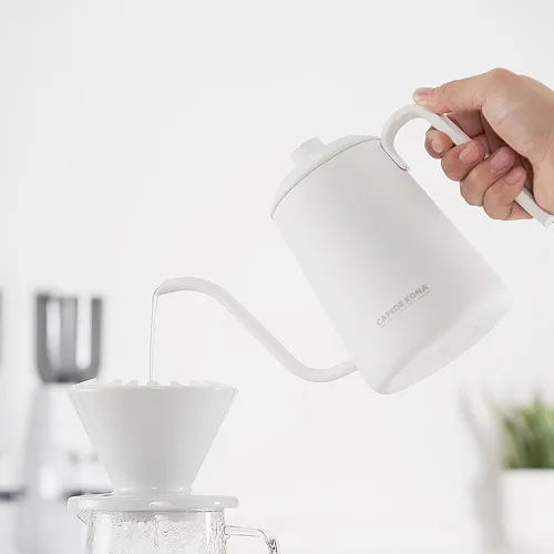 Ấm rót pour over cà phê cổ ngỗng 600ml Cafede Kona, ấm rót nước cổ ngỗng - ảnh 16