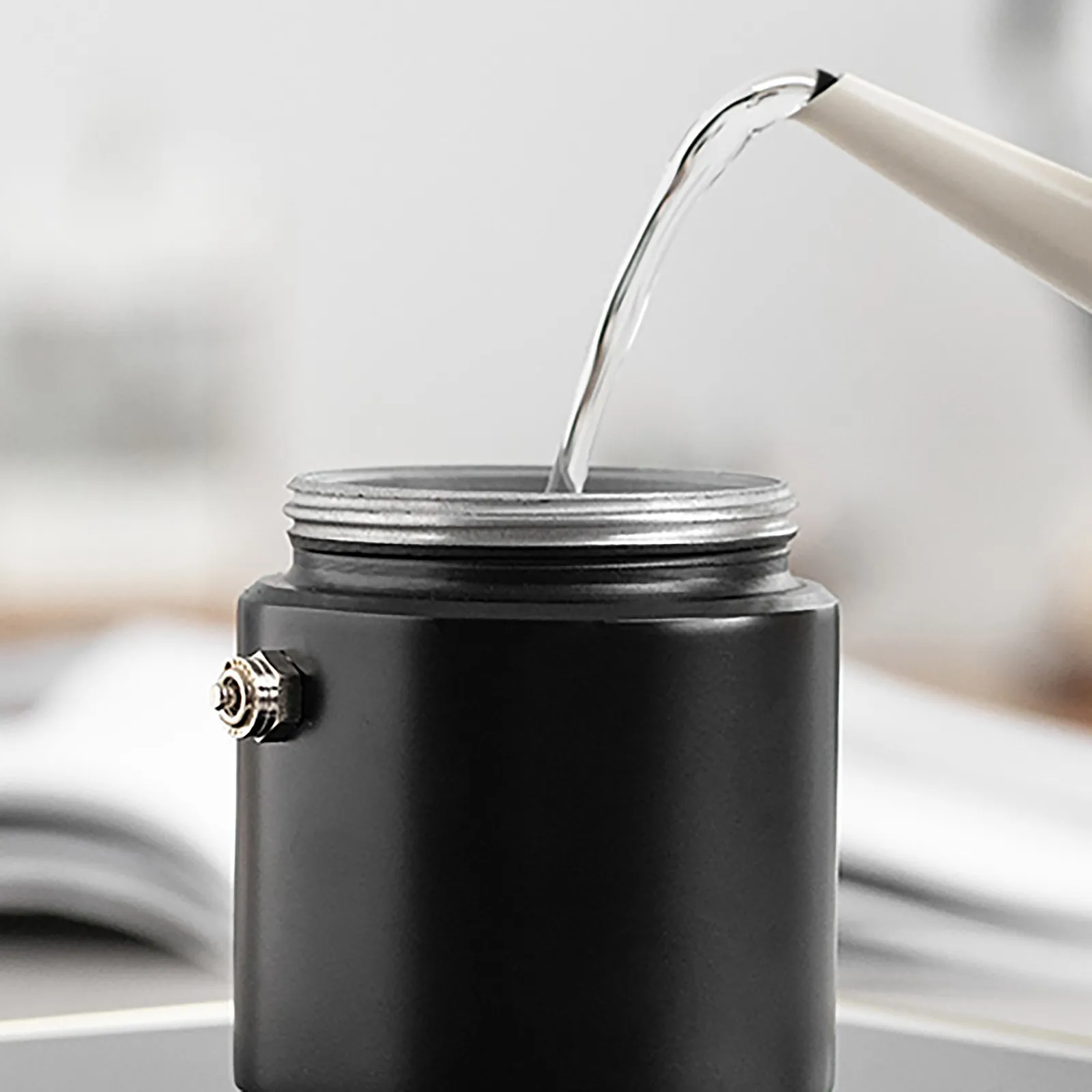 Bình pha cà phê Traveller Moka Pot nhôm CAFE DE KONA - ảnh 18
