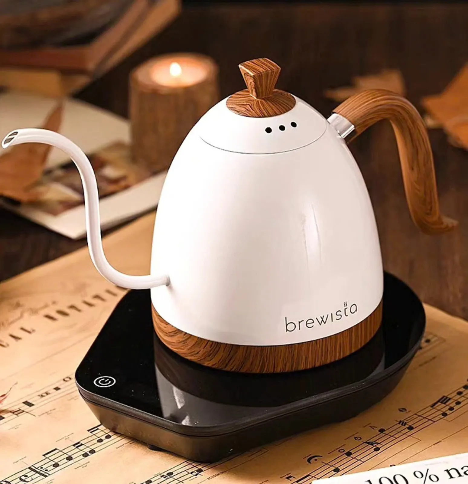 Ấm đun rót cà phê Brewista Artisan 600ml Gen 3 Pro 1500w - ảnh 21