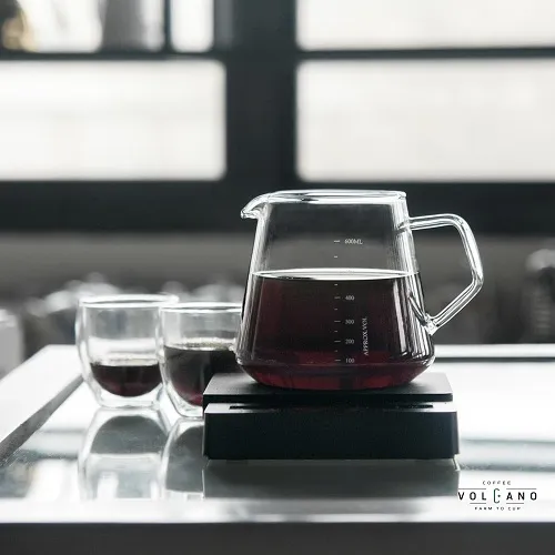 Bình pha cafe cà phê thủy tinh chịu nhiệt ca đong Tiamo không nắp - ảnh 7