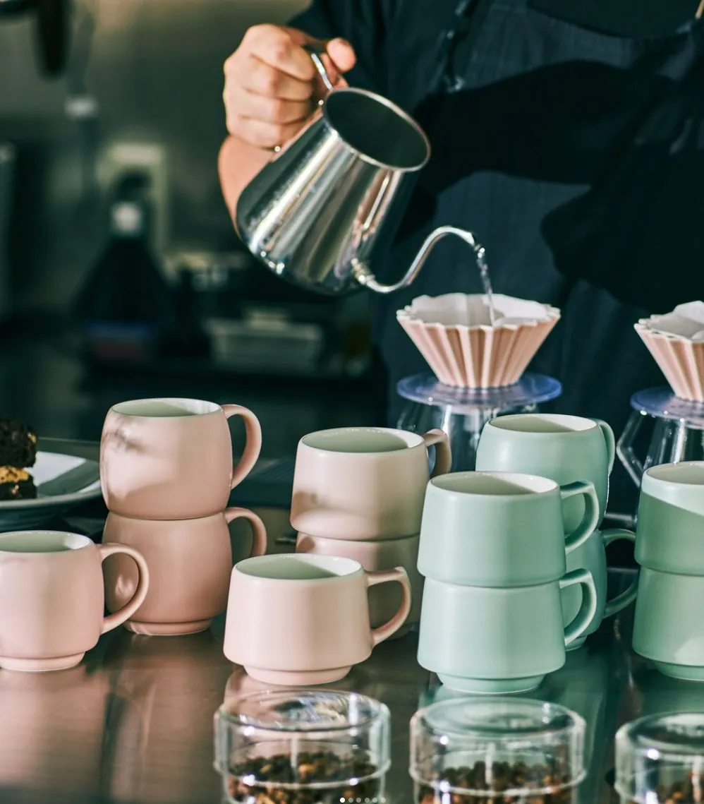 Phễu sứ V60 02 Origami Dripper M Pour over - ảnh 24