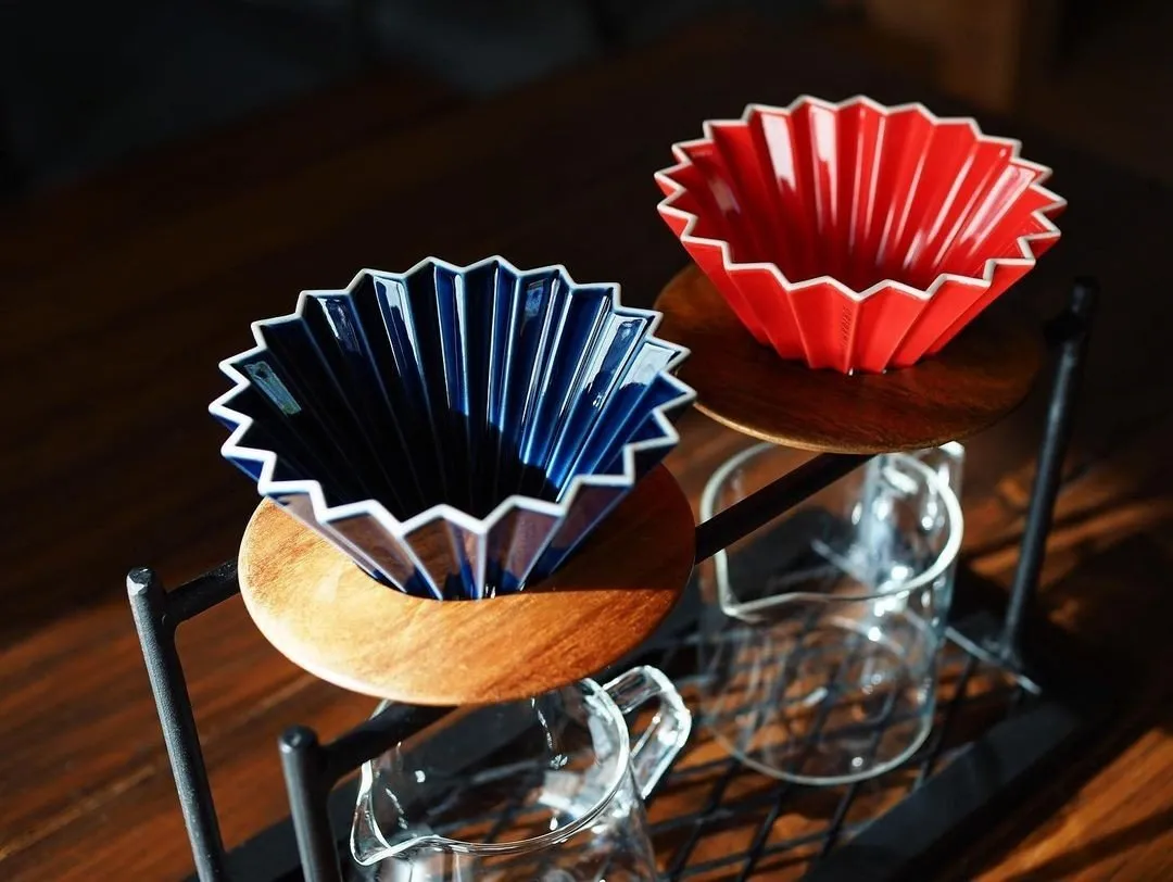 Phễu sứ V60 02 Origami Dripper M Pour over - ảnh 34
