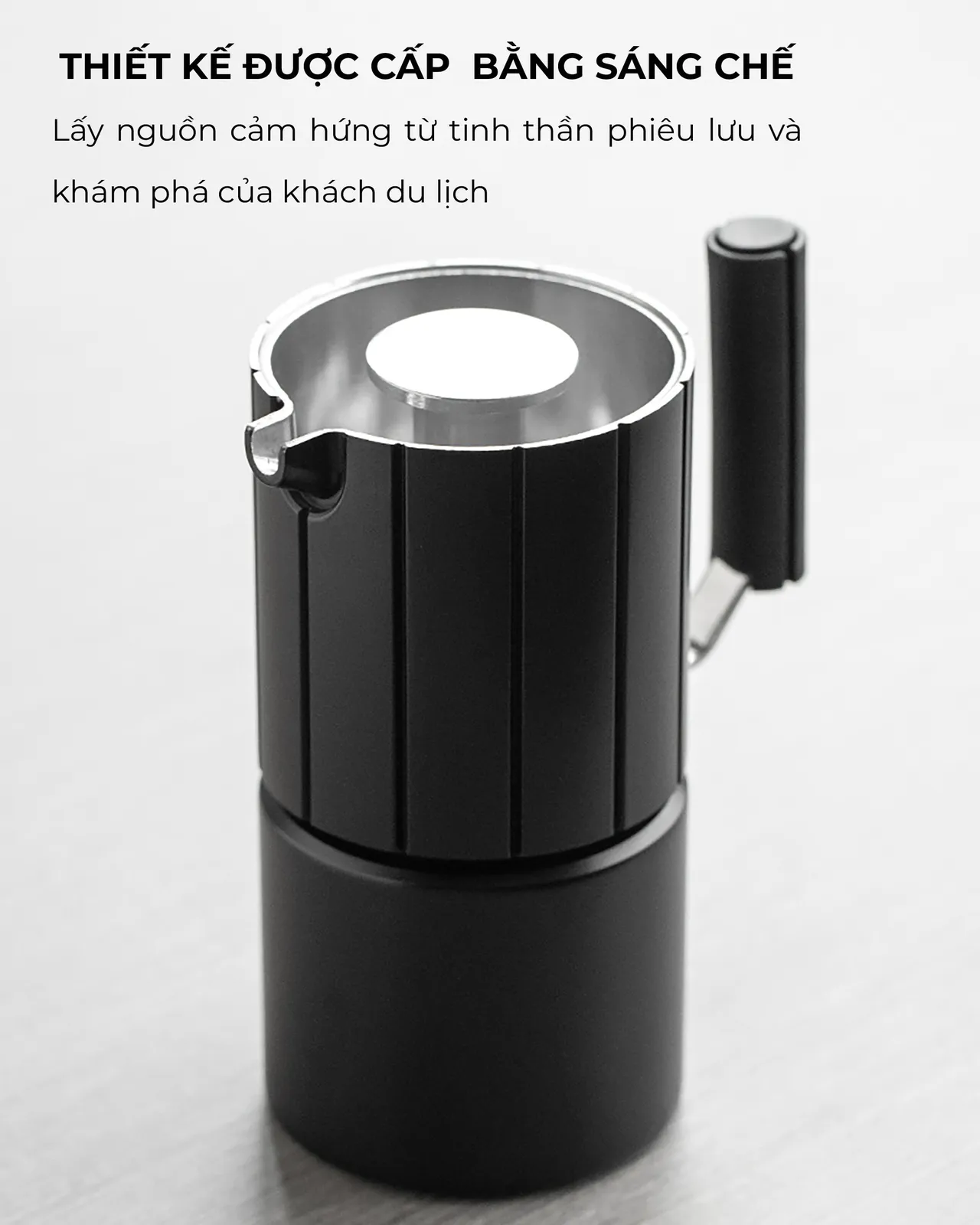 Bình pha cà phê Traveller Moka Pot nhôm CAFE DE KONA - ảnh 5