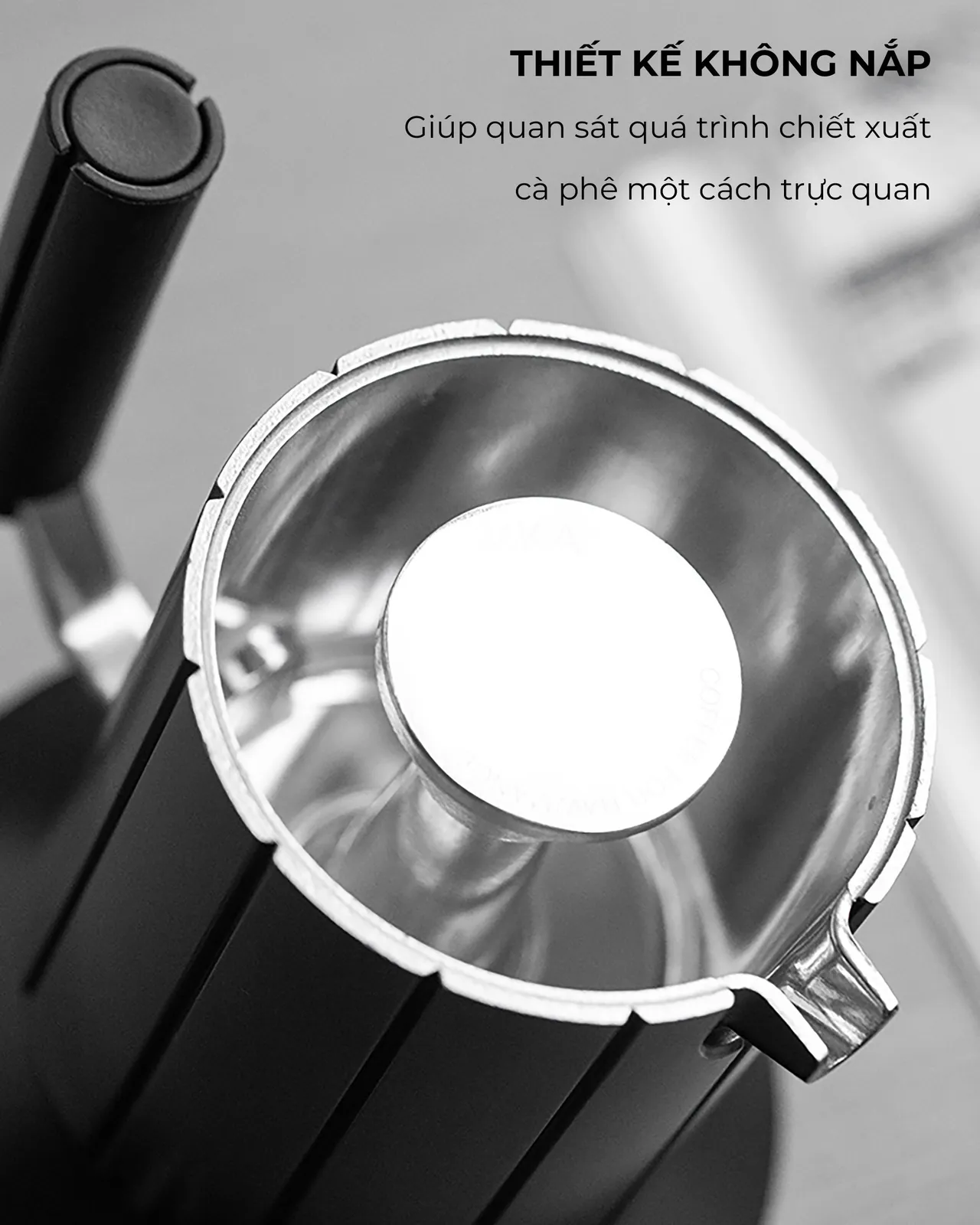 Bình pha cà phê Traveller Moka Pot nhôm CAFE DE KONA - ảnh 6