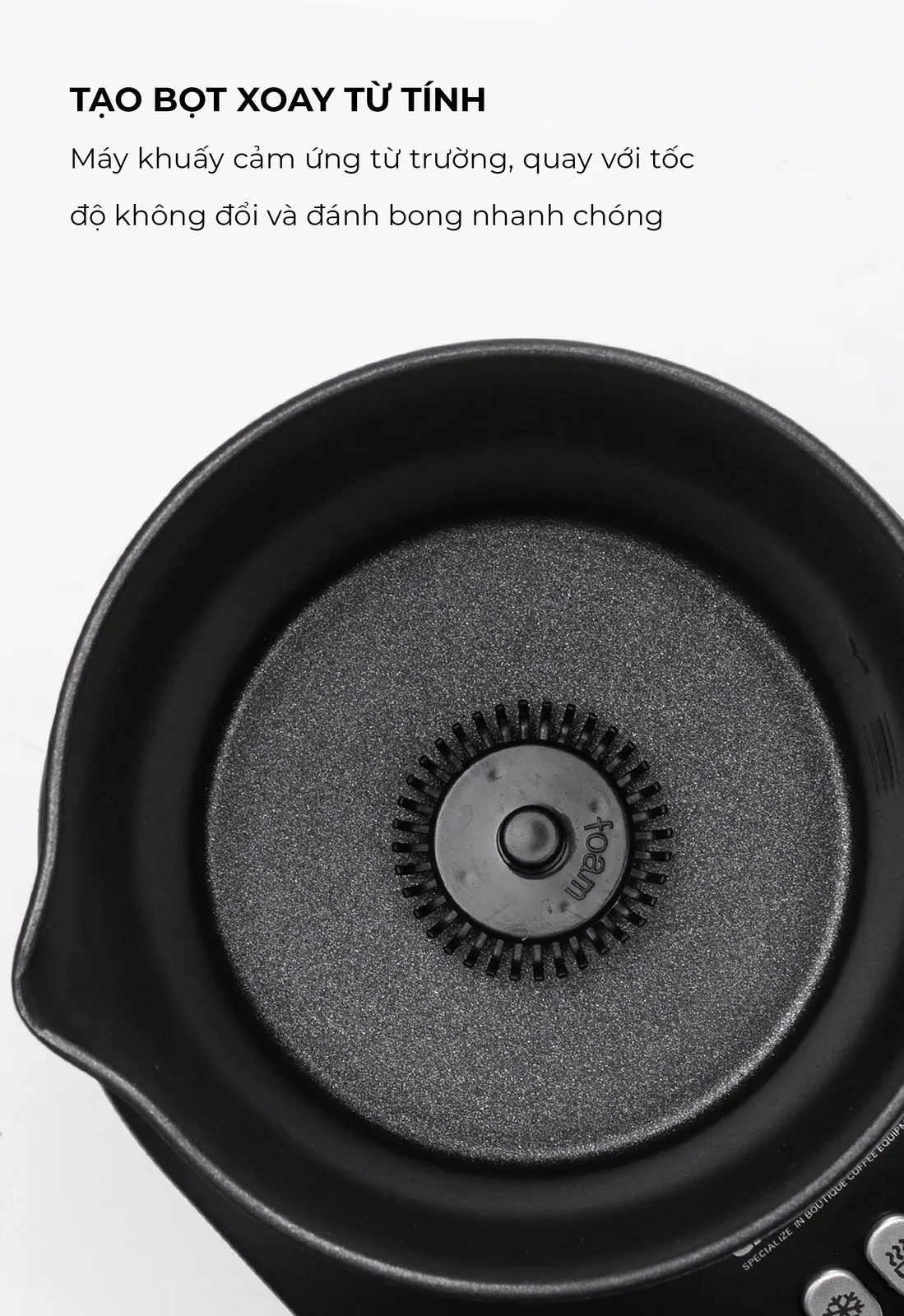 Máy đánh sữa nóng lạnh tự động 250ml Cafede Kona - ảnh 7