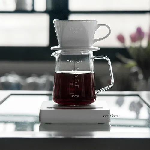 Bình pha cafe cà phê thủy tinh chịu nhiệt ca đong Tiamo không nắp - ảnh 15