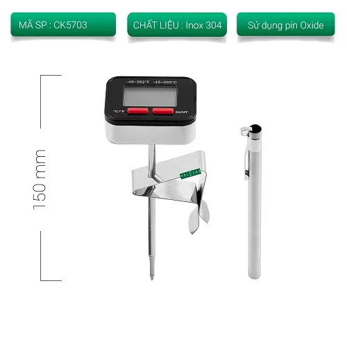 Đồng hồ đo nhiệt độ nước điện tử - ảnh 10