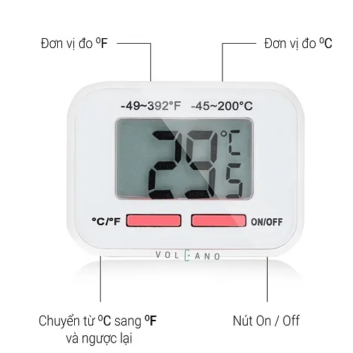 Đồng hồ đo nhiệt độ nước điện tử - ảnh 6