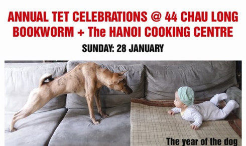 Annual Tet Celebrations in Bookworm Hanoi 28th January 2018