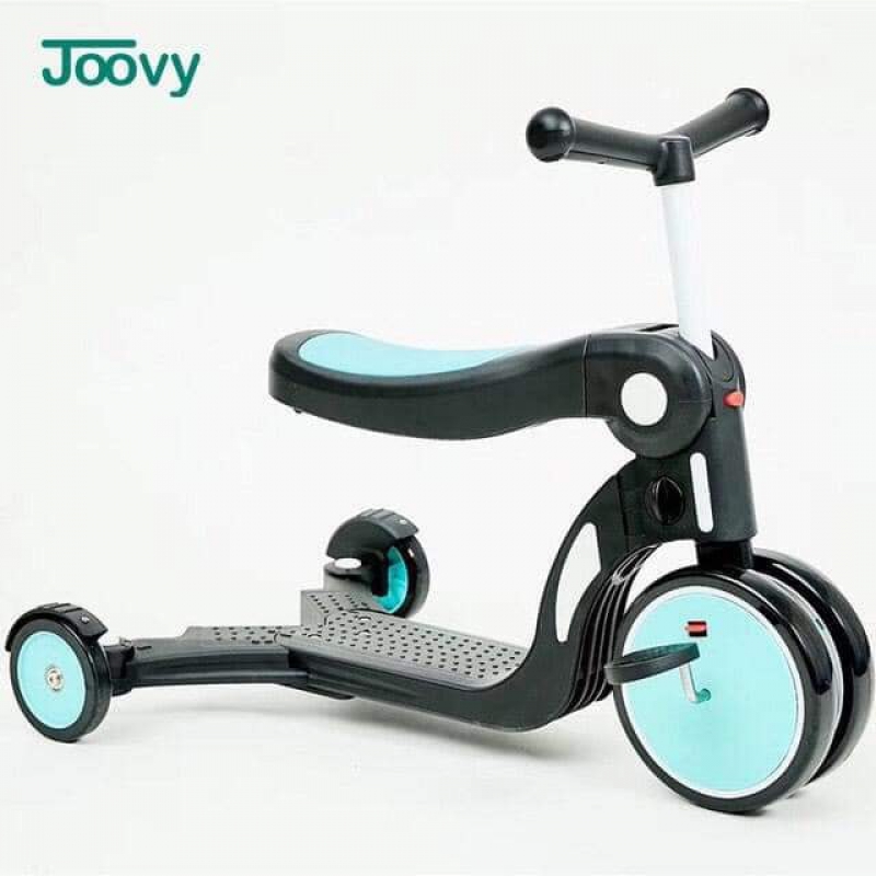 Xe 3 bánh, xe chòi chân – xe cân bằng kiêm Scooter đa năng 5 trong 1 Joovy – N5 dành cho bé từ 1 tới 6 tuổi