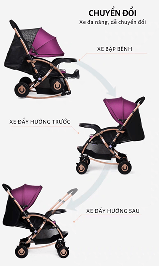 Xe Đẩy Cho Bé BaoBaoHao BBH-C3 Cao Cấp