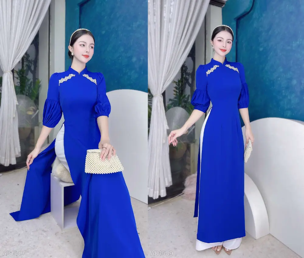 Áo dài cách tân giáo viên nữ