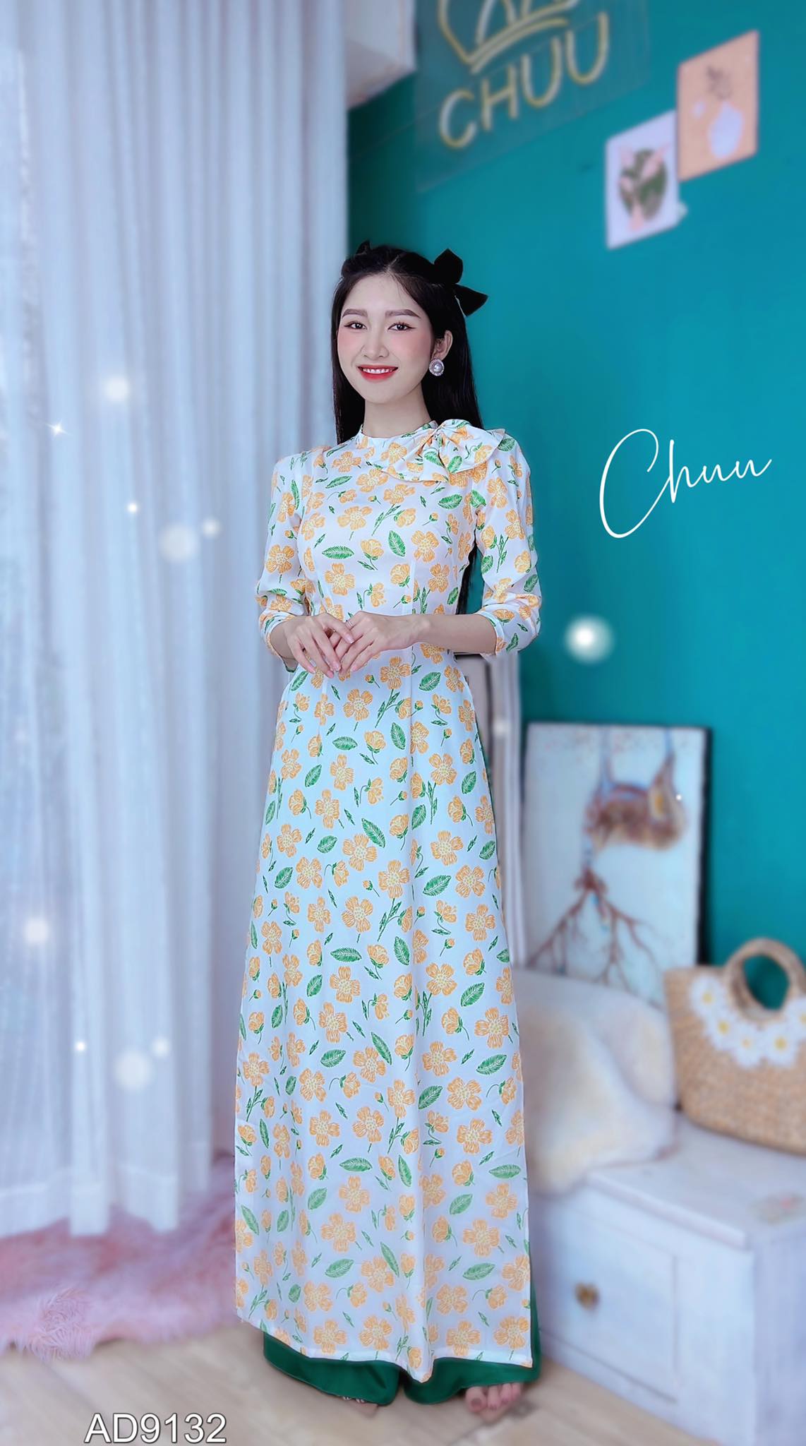 Áo Dài 1 Phân Nơ CHUU