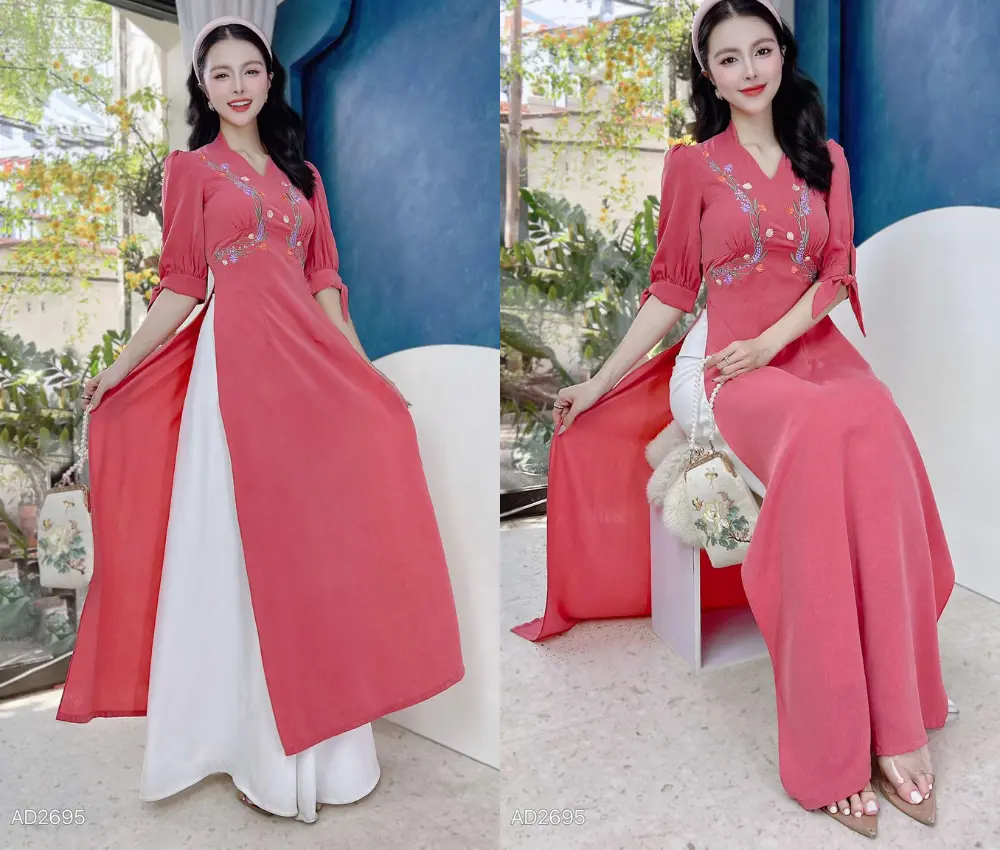 Áo dài tặng mẹ