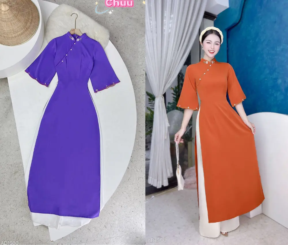 Áo dài tím huế