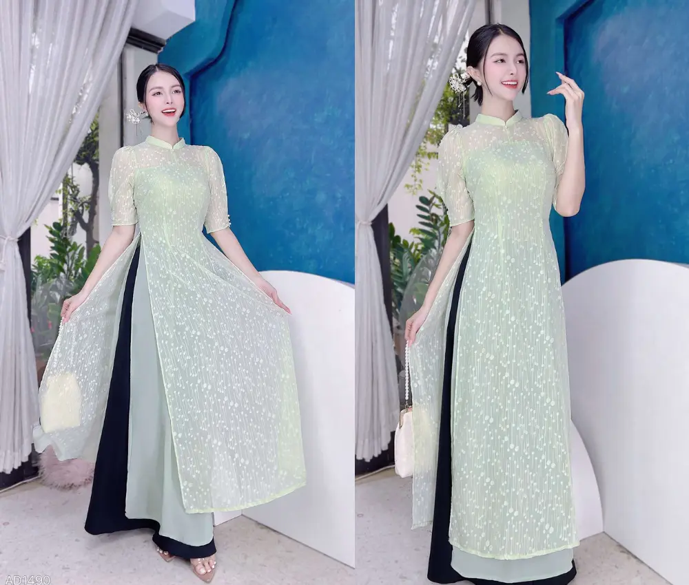 Áo dài cách tân tết 2025