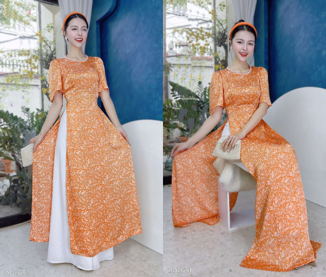 Phối túi xách với áo dài