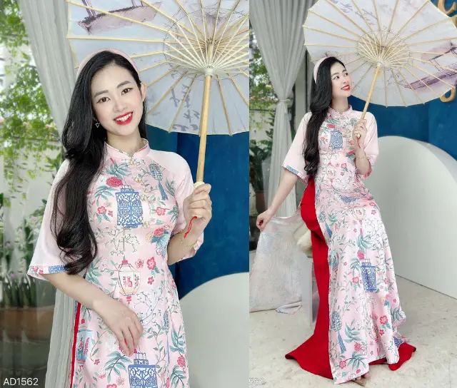 Vải áo dài cho người lớn tuổi