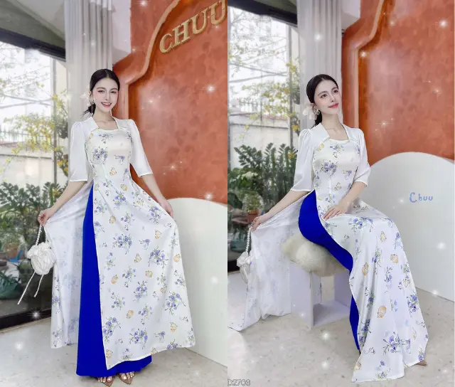 Vải áo dài cho người lớn tuổi