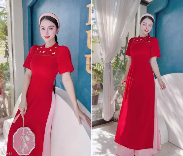 Vải áo dài cưới