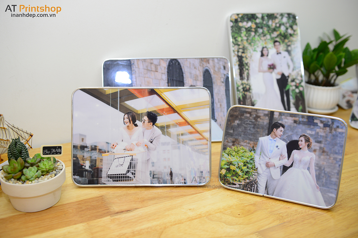 ảnh mica tráng gương