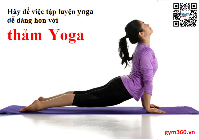 Thảm Yoga là dụng cụ tập yoga cơ bản nhất