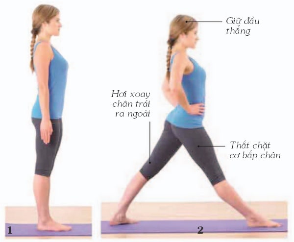 tư thế yoga chiến binh