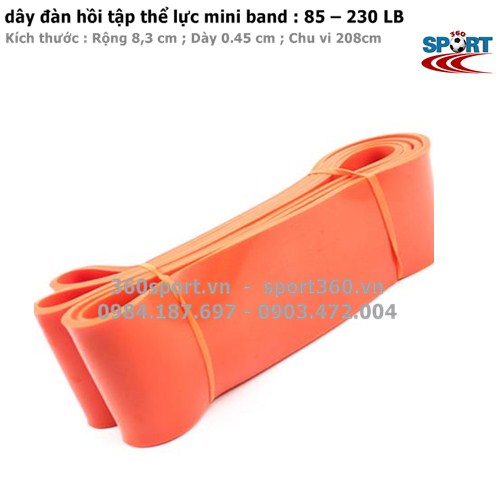 Dây kháng lực power band 85 – 230 LB