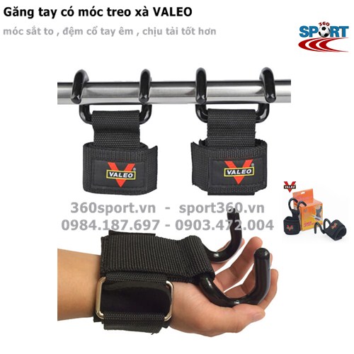 Găng tay có móc hỗ trợ tập lưng xô