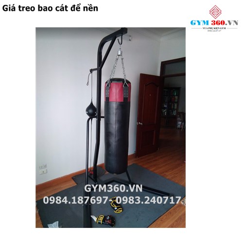 Giá treo bao đấm bốc để nền tiện dụng