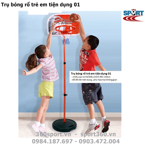 Trụ bóng rổ trẻ em tiện dụng 01