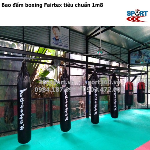 Bao đấm Fairtex phòng tập