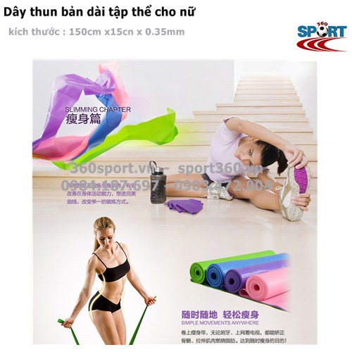 Dây bản thun tập thể dục