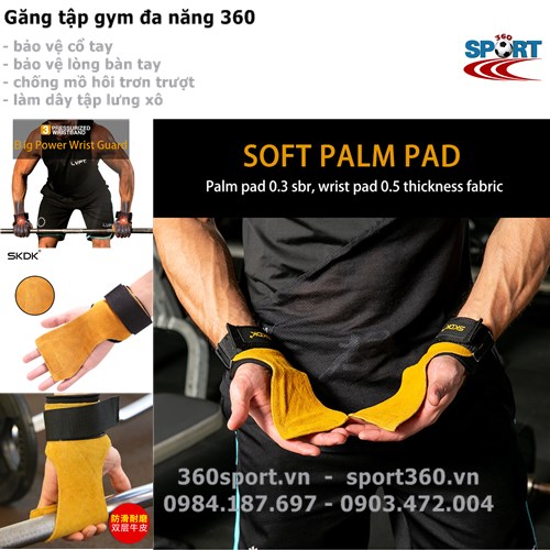 Găng tay tập gym làm từ da