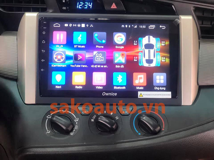 đầu dvd cho xe innova c960