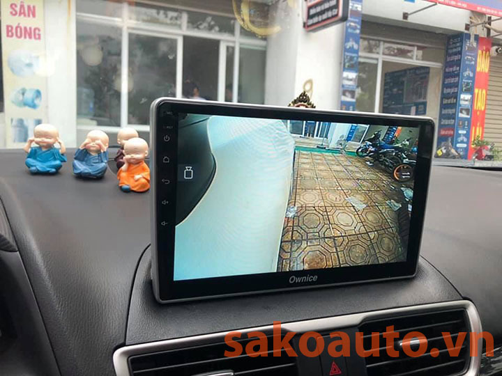 lắp camera tiến cho xe mazda 3