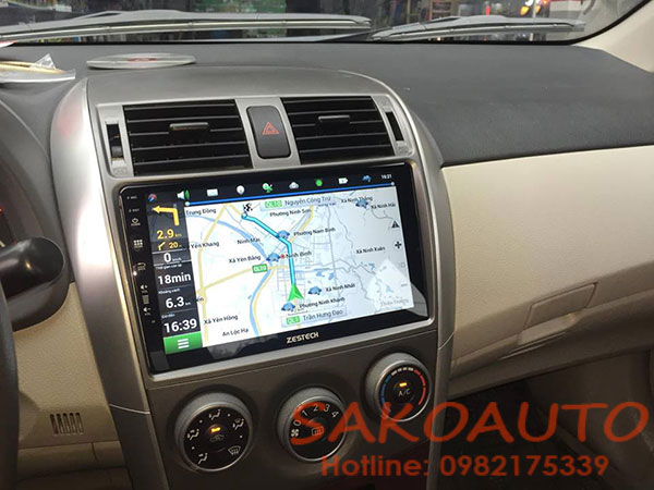 dvd android cho xe altis 2011