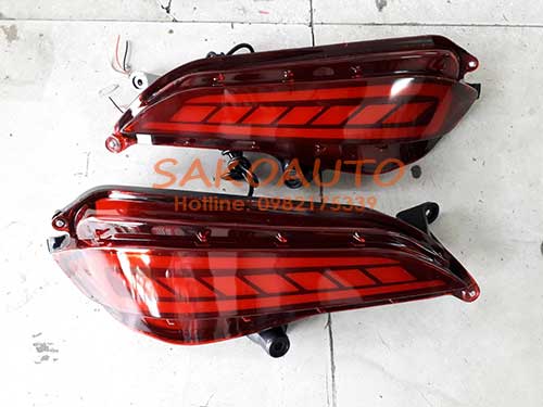 đèn gầm led cản sau xe vios 2019