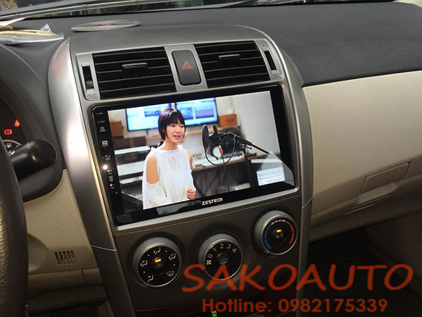 đầu dvd cho xe altis 2010