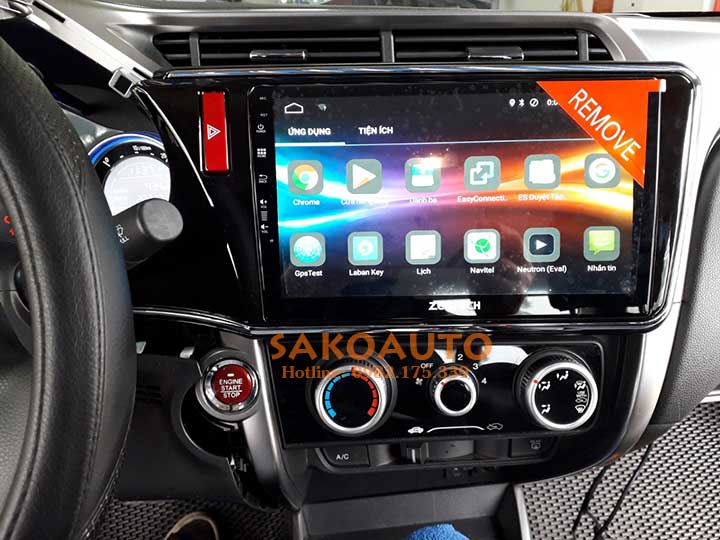 dvd cho xe honda city