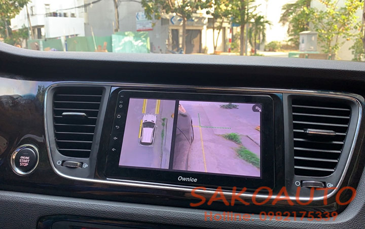độ camera 360 xe sedona 2019