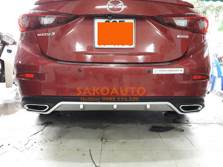 xe mazda 3 lắp líp sau