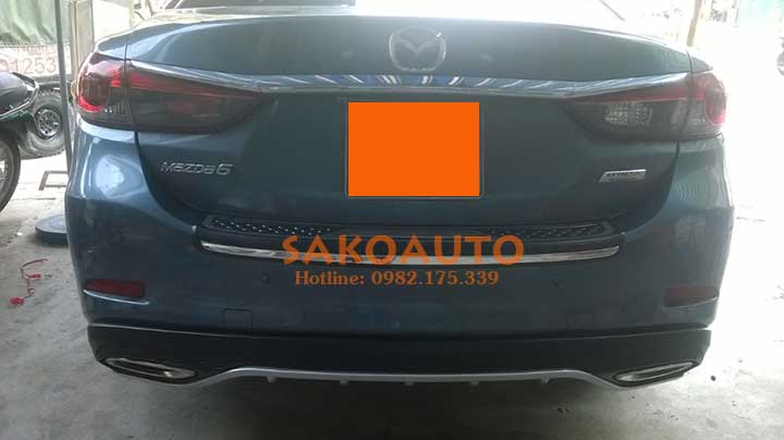 líp pô lắp lên xe mazda 6
