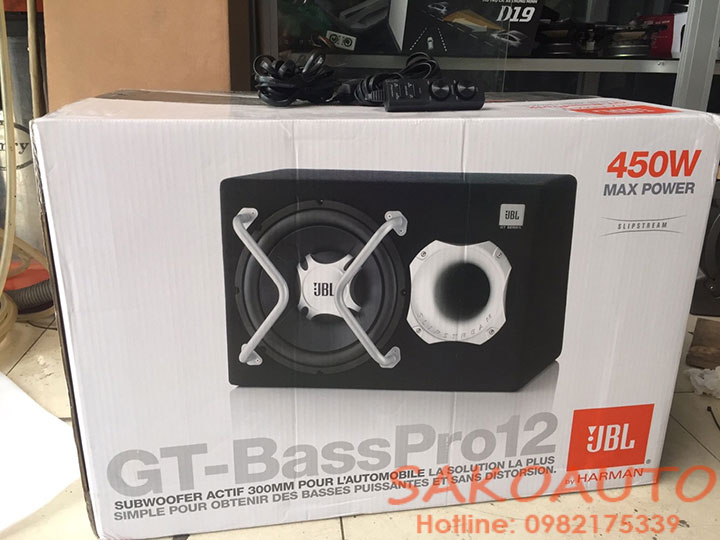 độ loa sub cốp sau jbl